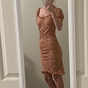 Coral dress, small